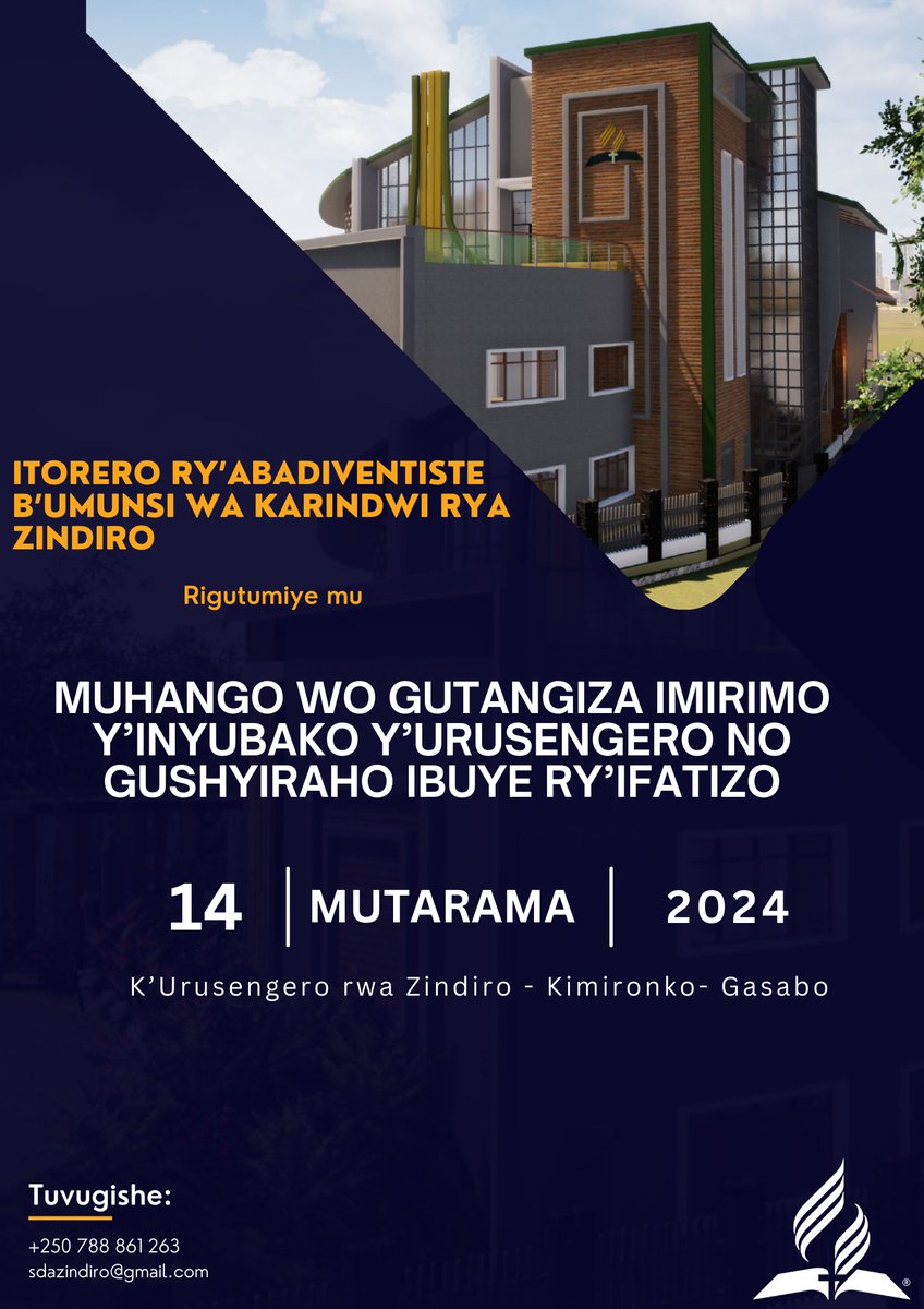 ZindiroSDA's tweet photo. Turagutumiye muri iyi gahunda nziza!

Nehemiya 2:18 "Mbabwira ukuboko kw'Imana yanjye uburyo kwangiriye neza, mbabwira n'amagambo umwami yambwiye. Baravuga bati “Nimuhaguruke twubake.” Nuko biyungamo bagira imbaraga zo gukora uwo murimo mwiza." https://t.co/8HXfKNgxmf