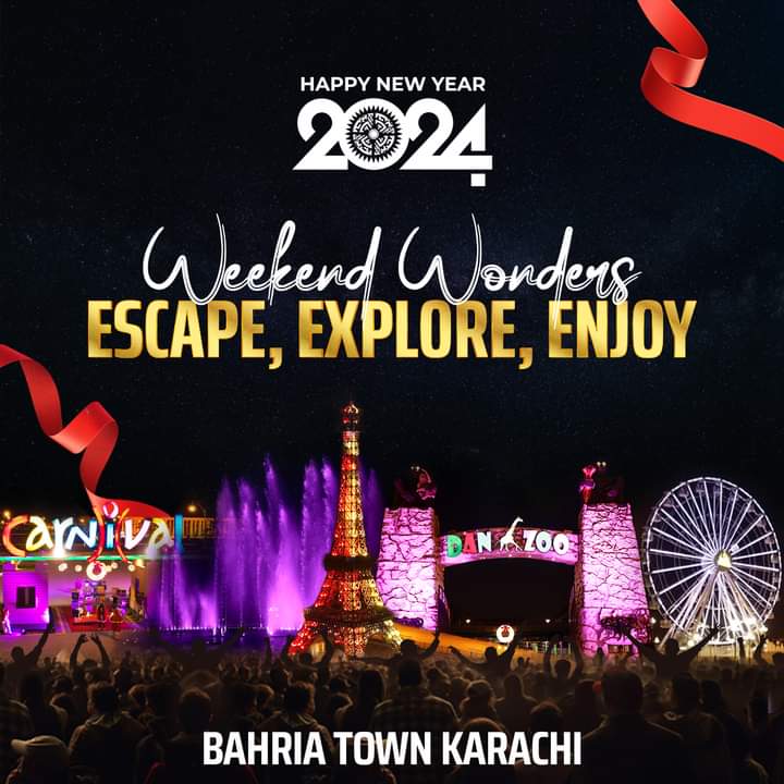 MPDbyGillani's tweet photo. Embrace the allure of the perfect weekend getaway! 🌟 Join us for an enchanting and joyful weekend filled with fun and relaxation. 🌈 

#WeekendEscape #JoyfulMoments #MagicalMoments #FunTimes #BahriaDancingFountains #SpecialShow #EiffelTower #Carnival #Danzoo #SportsComplex https://t.co/lsJd5fWcuY