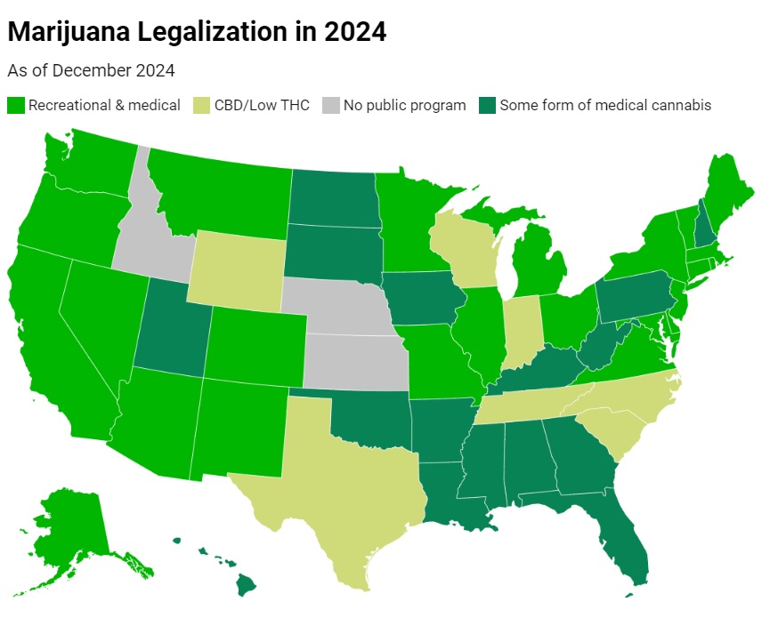 WeedWizardry's tweet photo. After #Ohio legalized #cannabis this year, which states are turning over a new leaf in 2024? 

@TheHill has answers: https://t.co/r5ykVRJFED https://t.co/JpWUctsBC7