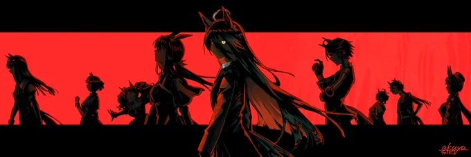 #今年も残りわずかなのでお気に入りの4枚を貼る テーマ性持たせて描いたやつがたくさん見てもらえてホクホクでした(  ᷇‿◝ )