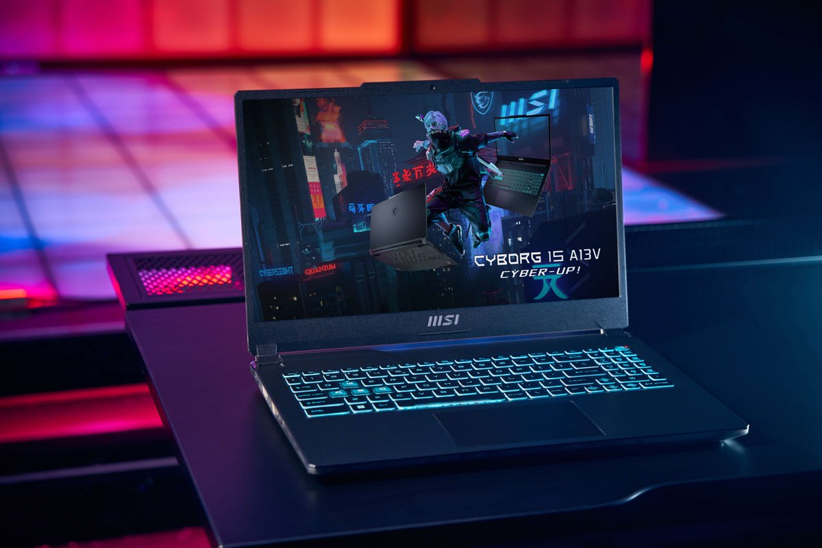 AustraliaMSI's tweet photo. Cyborg 15 A13V is the best for some cyberpunk-style gaming: futuristic design, translucent chassis material, WASD & power keys to flex the coolness😎
Grab one at our year-end sales: https://t.co/b6ZLXByQak
#Cyberpunk #Cyborg15 #Gaminglaptop #Futurisitc @IntelANZ @NvidiaANZ https://t.co/kj6qbJ6Iqh