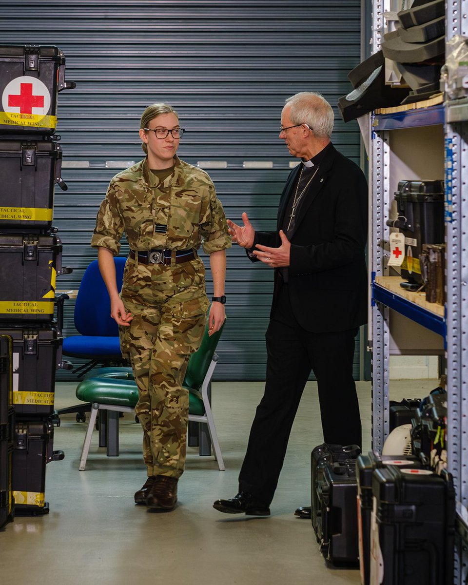 Going to <a href="/RAFBrizeNorton/">RAF Brize Norton</a> to film my New Year Message, I met servicemen and women there who embody the spirit of service, following the example of Jesus who “came not to be served, but to serve” (Matthew 20:28).

Watch on <a href="/BBCOne/">BBC One</a>, 12:55pm, New Year’s Day bbc.in/3RSt3qt