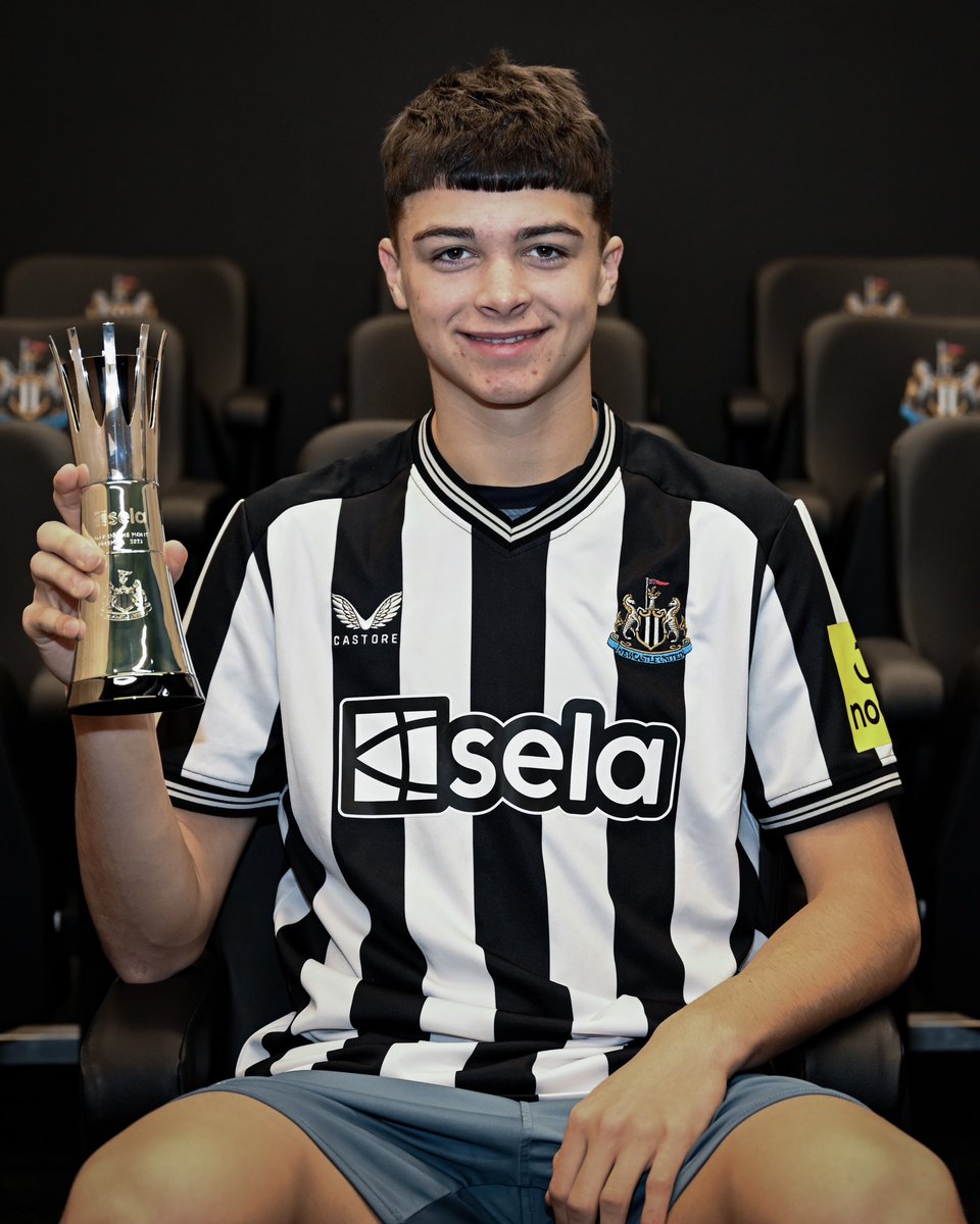 NUFC's tweet photo. One of our own. 💫

Lewis Miley is your @Sela Player of the Month for December! 🙌

Congrats, @LewisMiley1! 👏 https://t.co/cJ3rw8RI86