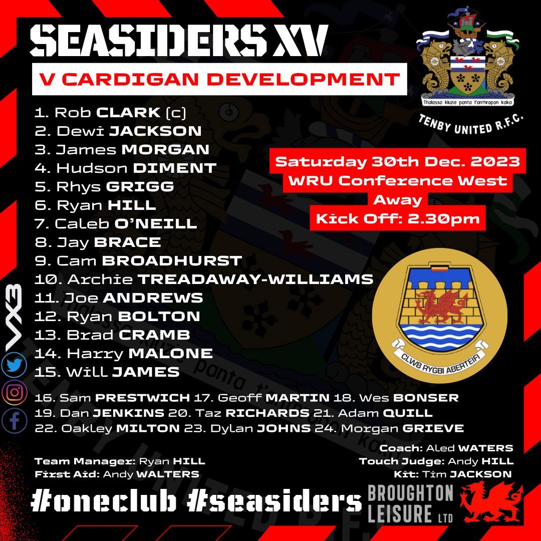 Tenby United RFC tweet media