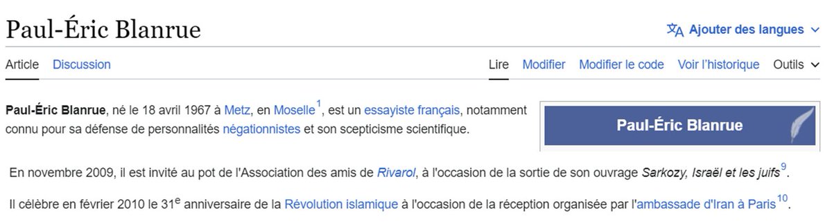 Donc Mignard, cadre du PS, proche historique de Ségo (pas trop de hasard), se met à relayer tranquillou Blanrue édité chez Soral (copain de Moix si on veut rester sur Depardieu) et un Trumpiste complotiste pro-Kremlin et pro Assad. Bah on est bien Tintin. (extraits wiki joints)