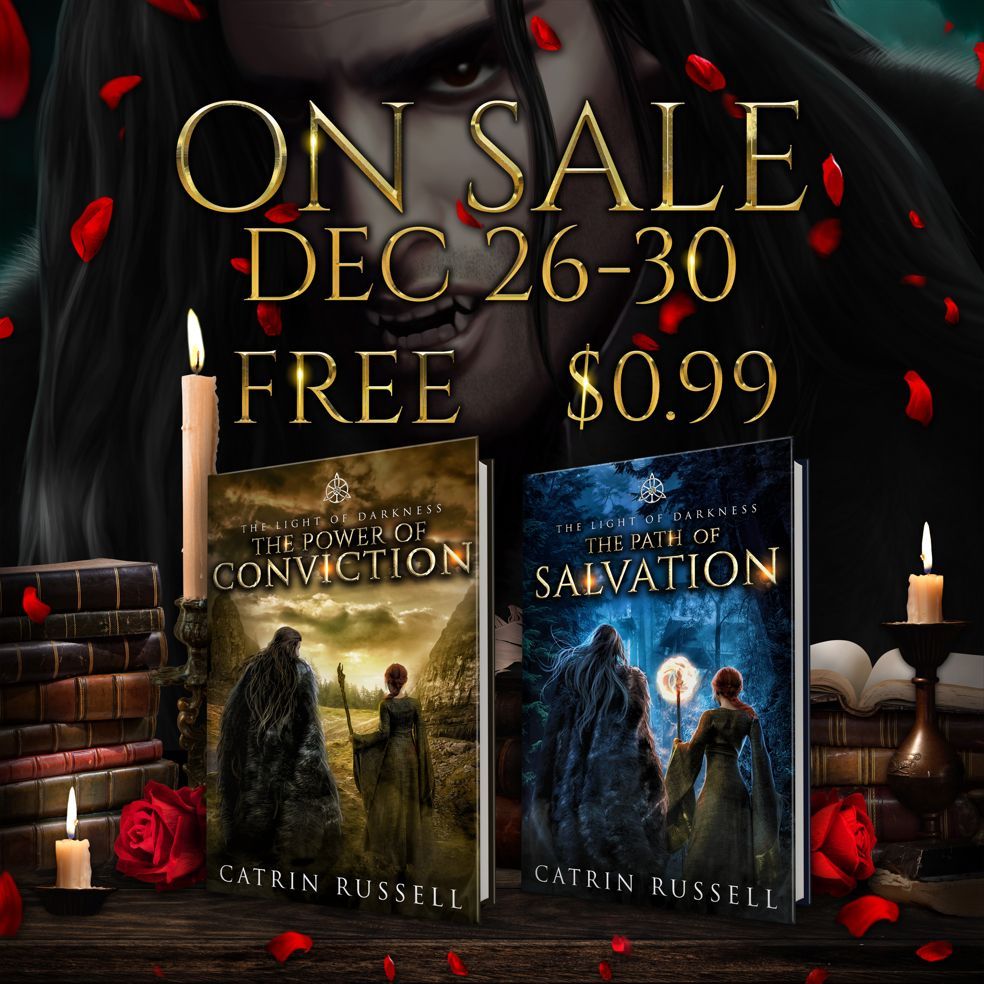 🔥 #Sales alert! 🔥 

The first 2 #books of my series, #TheLightofDarkness, are on #sale, December 26-30! 

Series link: amazon.com/dp/B08TQJNT3Y 

#ThePowerOfConviction
#ThePathOfSalvation #TheLightOfDarknessSeries #Booksale #FreeBook #RomanticFantasy
