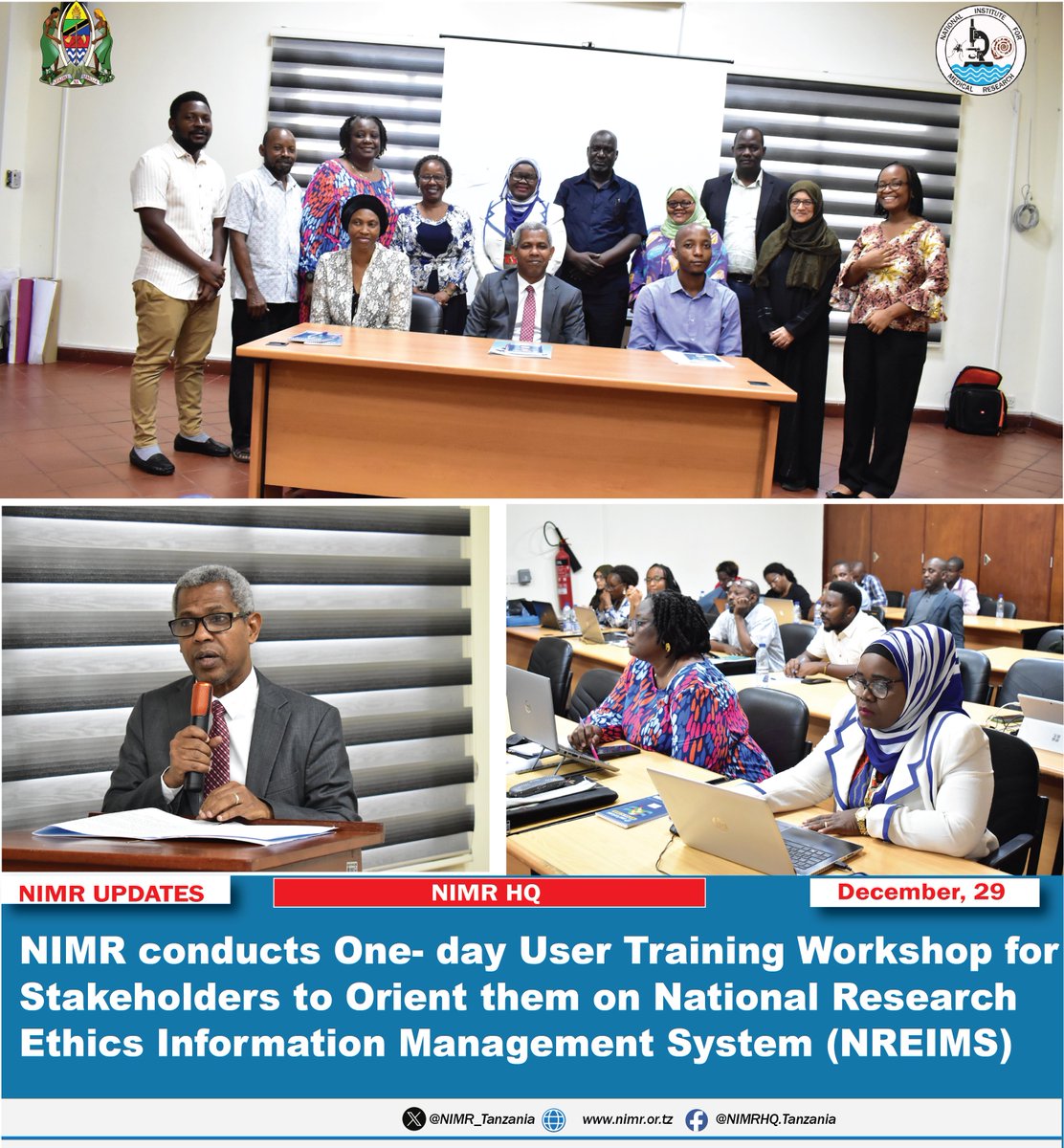 NIMR Tanzania (@nimr_tanzania) on Twitter photo ๐ก๐๐ ๐ฅ ๐ฐ๐ผ๐ป๐ฑ๐๐ฐ๐๐ ๐ข๐ป๐ฒ-๐ฑ๐ฎ๐ ๐จ๐๐ฒ๐ฟ ๐ง๐ฟ๐ฎ๐ถ๐ป๐ถ๐ป๐ด ๐ช๐ผ๐ฟ๐ธ๐๐ต๐ผ๐ฝ ๐ณ๐ผ๐ฟ ๐ฆ๐๐ฎ๐ธ๐ฒ๐ต๐ผ๐น๐ฑ๐ฒ๐ฟ๐ ๐๐ผ ๐ข๐ฟ๐ถ๐ฒ๐ป๐ ๐๐ต๐ฒ๐บ ๐ผ๐ป ๐ก๐ฎ๐๐ถ๐ผ๐ป๐ฎ๐น ๐ฅ๐ฒ๐๐ฒ๐ฎ๐ฟ๐ฐ๐ต ๐๐๐ต๐ถ๐ฐ๐ ๐๐ป๐ณ๐ผ๐ฟ๐บ๐ฎ๐๐ถ๐ผ๐ป ๐ ๐ฎ๐ป๐ฎ๐ด๐ฒ๐บ๐ฒ๐ป๐ ๐ฆ๐๐๐๐ฒ๐บ (๐ก๐ฅ๐๐๐ ๐ฆ)
The National ๐ก๐๐ ๐ฅ ๐ฐ๐ผ๐ป๐ฑ๐๐ฐ๐๐ ๐ข๐ป๐ฒ-๐ฑ๐ฎ๐ ๐จ๐๐ฒ๐ฟ ๐ง๐ฟ๐ฎ๐ถ๐ป๐ถ๐ป๐ด ๐ช๐ผ๐ฟ๐ธ๐๐ต๐ผ๐ฝ ๐ณ๐ผ๐ฟ ๐ฆ๐๐ฎ๐ธ๐ฒ๐ต๐ผ๐น๐ฑ๐ฒ๐ฟ๐ ๐๐ผ ๐ข๐ฟ๐ถ๐ฒ๐ป๐ ๐๐ต๐ฒ๐บ ๐ผ๐ป ๐ก๐ฎ๐๐ถ๐ผ๐ป๐ฎ๐น ๐ฅ๐ฒ๐๐ฒ๐ฎ๐ฟ๐ฐ๐ต ๐๐๐ต๐ถ๐ฐ๐ ๐๐ป๐ณ๐ผ๐ฟ๐บ๐ฎ๐๐ถ๐ผ๐ป ๐ ๐ฎ๐ป๐ฎ๐ด๐ฒ๐บ๐ฒ๐ป๐ ๐ฆ๐๐๐๐ฒ๐บ (๐ก๐ฅ๐๐๐ ๐ฆ)
The National