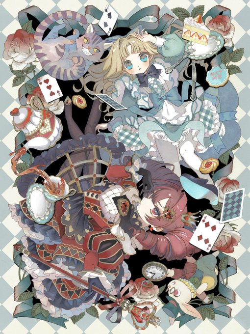 「flower playing card」 illustration images(Latest)