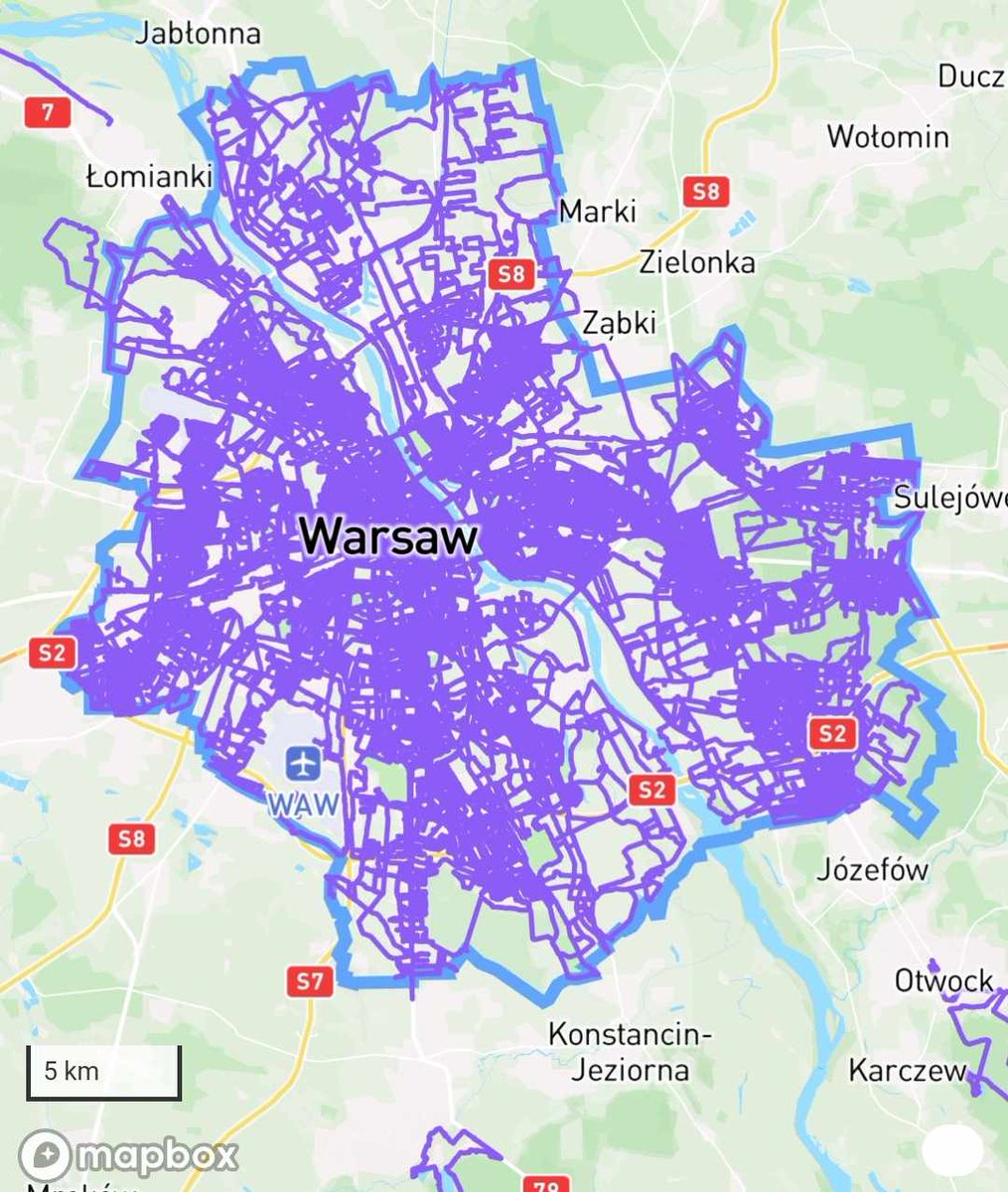 Stałych i nowych widzów zapraszam na coroczne podsumowanie wyzwania, które polega na pokonaniu wszystkich ulic Warszawy pieszo, swoiste Warszawa Wrapped.

Bez zbędnych wstępów, tutaj podsumowania z lat
2021: x.com/bazgrambazgram… (30,4%)
2022: x.com/bazgrambazgram… (59,3%)