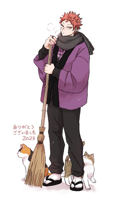 「purple scarf short hair」 illustration images(Latest)