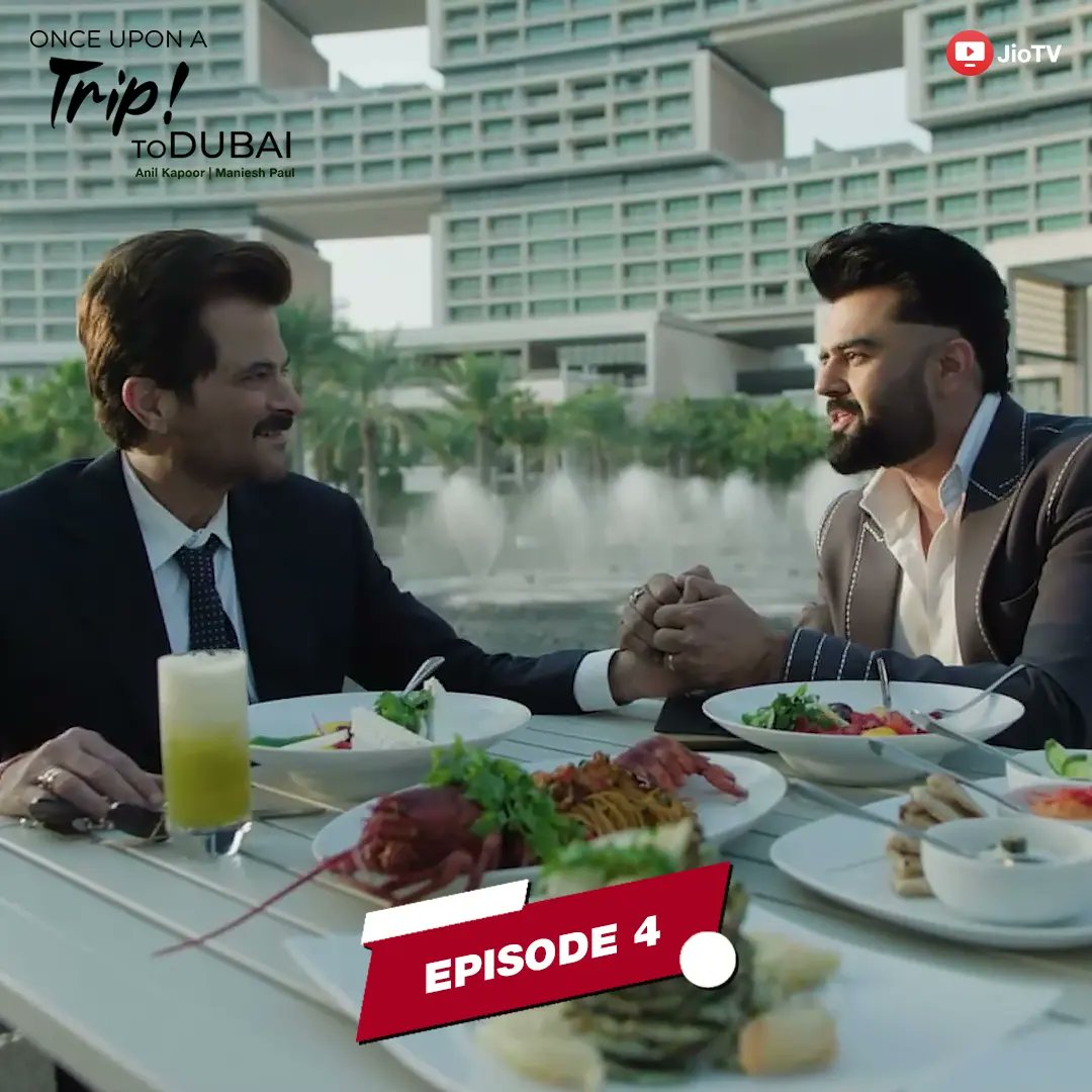 OfficialJioTV's tweet photo. This duo…setting friendship goals 🥺🤌

Don’t have any holiday plans? 
Watch Once Upon A Trip To Dubai on JioTV and enjoy your NY! 💯🎊

@AnilKapoor @ManishPaul03 @reliancejio
#VisitDubai #Dubai #OnceUponATrip #OnceUponATripToDubai #WatchOnJioTV #OUATTD #AdventureTravel #SoloTravel #Wanderlust #Bucketlist
