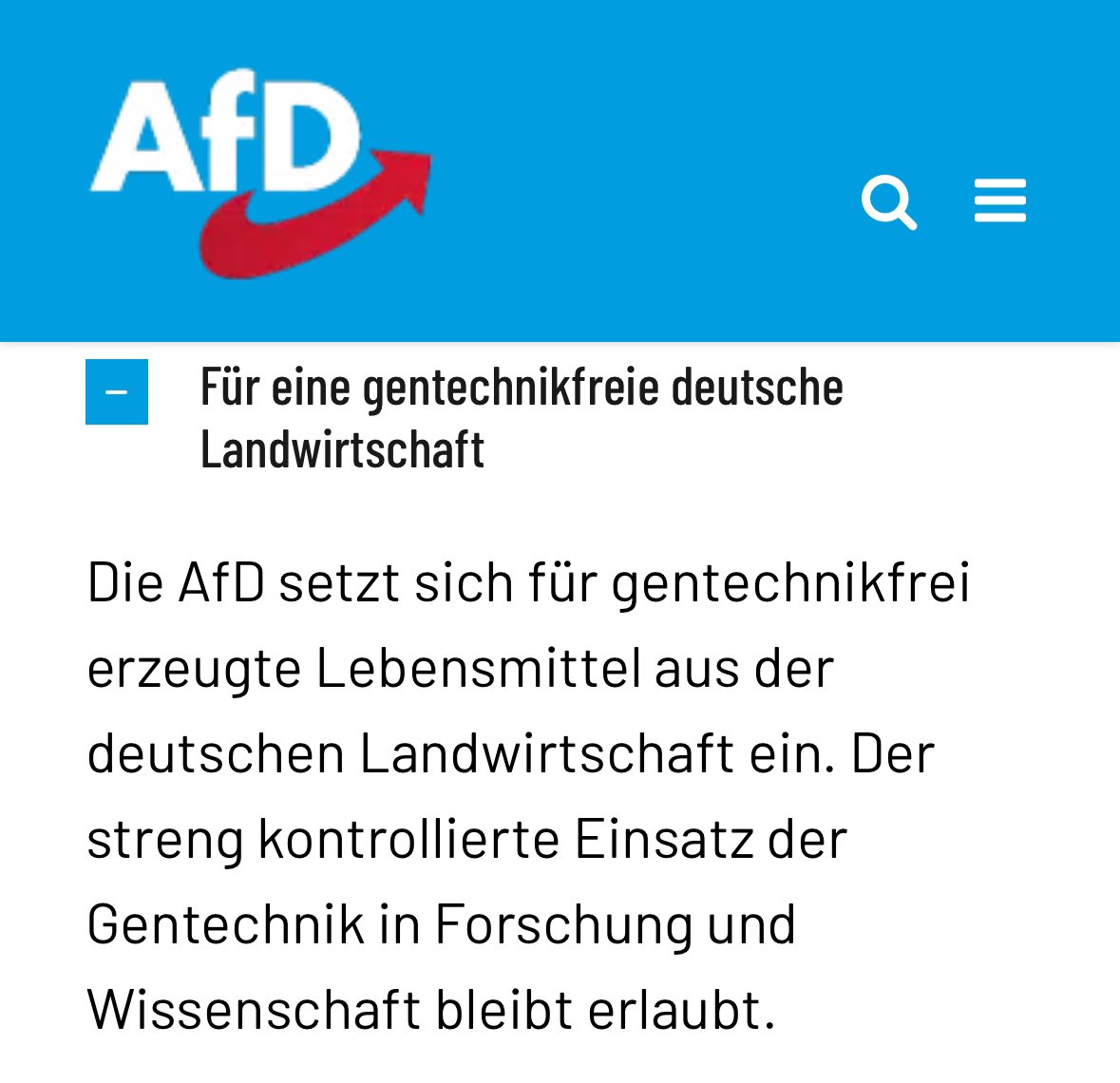 LudgerWess's tweet photo. @satimedi Herzlichen Glückwunsch an #Grüne und andere Gegner der #Gentechnik. 

Ihr seid nun offiziell die Ochsen vorm Karren der #noafd. 

Und wie fühlt man sich als Handlanger der Rechten Deppen? https://t.co/8xXDQTJlil