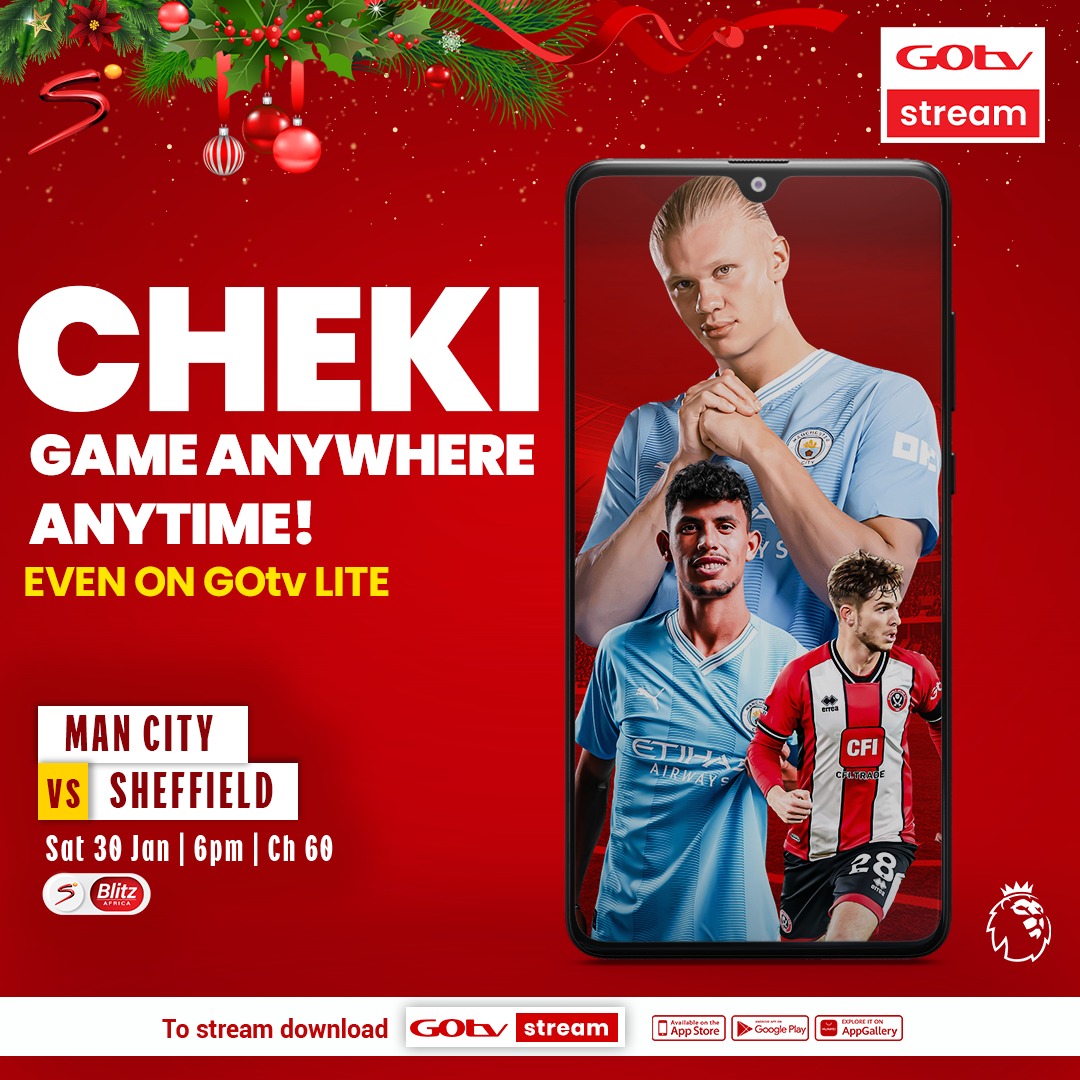 osoroKE's tweet image. Manch City may have won the Club World Cup, but they still seem somewhat stuck in the mud as they host last-place Sheffield at 6pm

Reconnect or stay connected to GOtv and access #GOtvStream - available to ALL active subscribers.

▶️ bit.ly/gotvstream

#FootahMkononiOnGOtv
