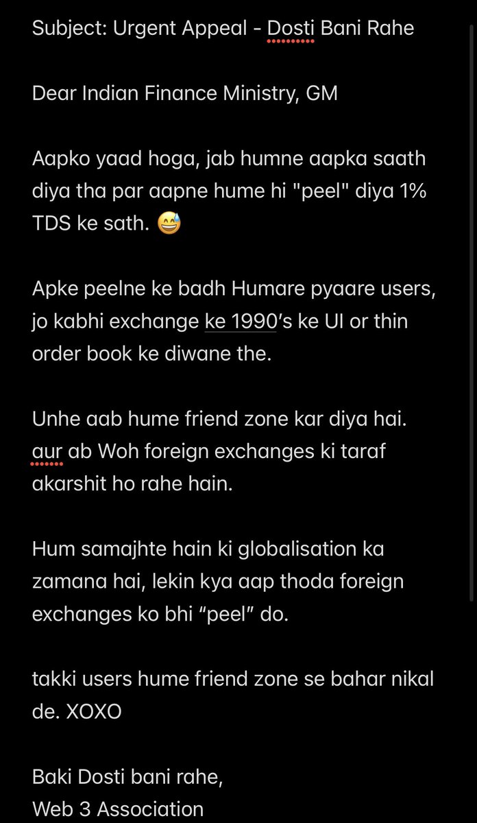 cryptoady's tweet photo. Web 3 association letter to finance ministry regarding foreign exchanges leaked. https://t.co/sY7t31qTAs