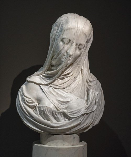 Veiled Lady, 1722, by Antonio Corradini (1688-1752)⁣⁣