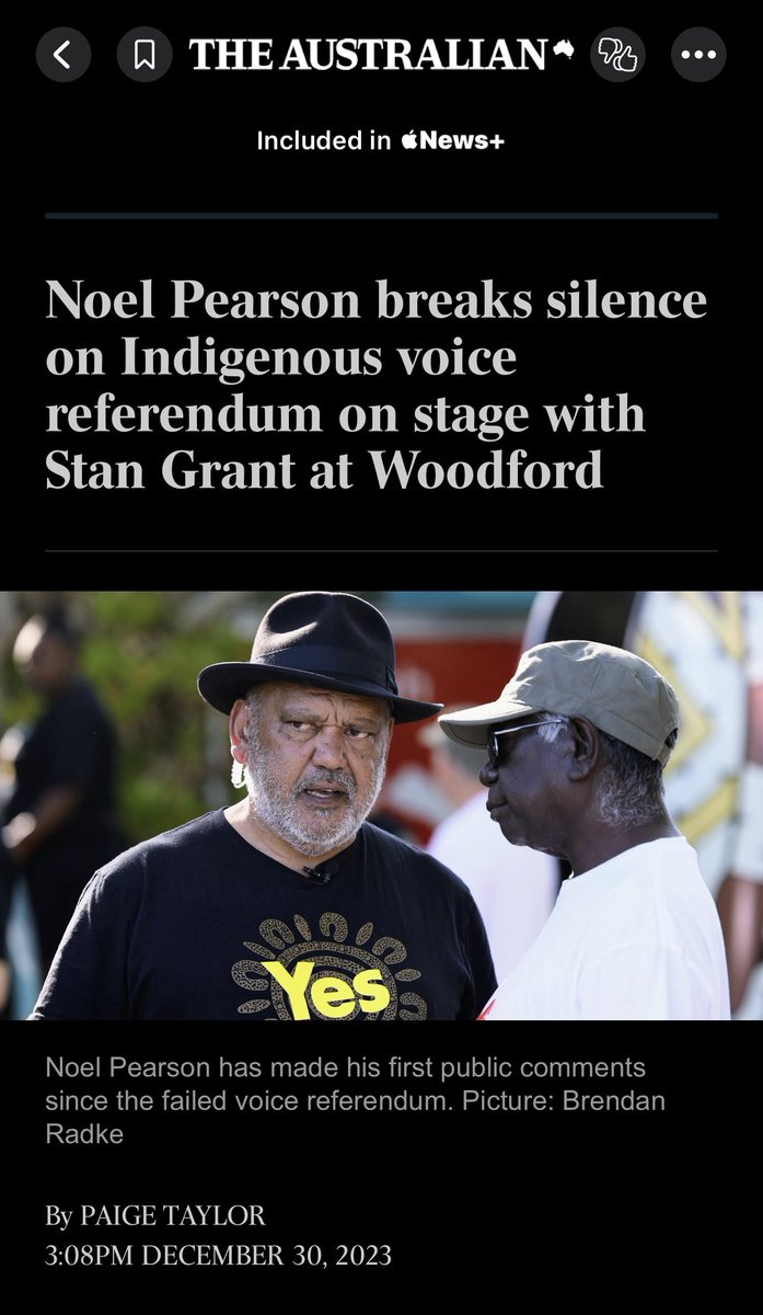 Noel Pearson breaks silence on Indigenous voice referendum on stage with Stan Grant at Woodford Noel Pearson, the reforming leader who campaigned for an Indigenous voice for a decade, has broken his three-month long silence on the failed referendum. In his first public comments…