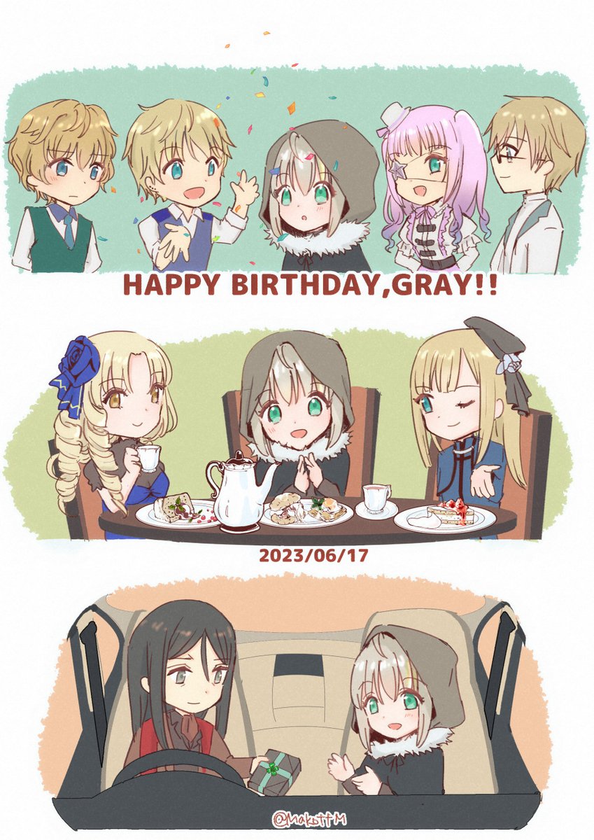 #2023年自分が選ぶ今年の4枚 
結構多人数描いた気がする 