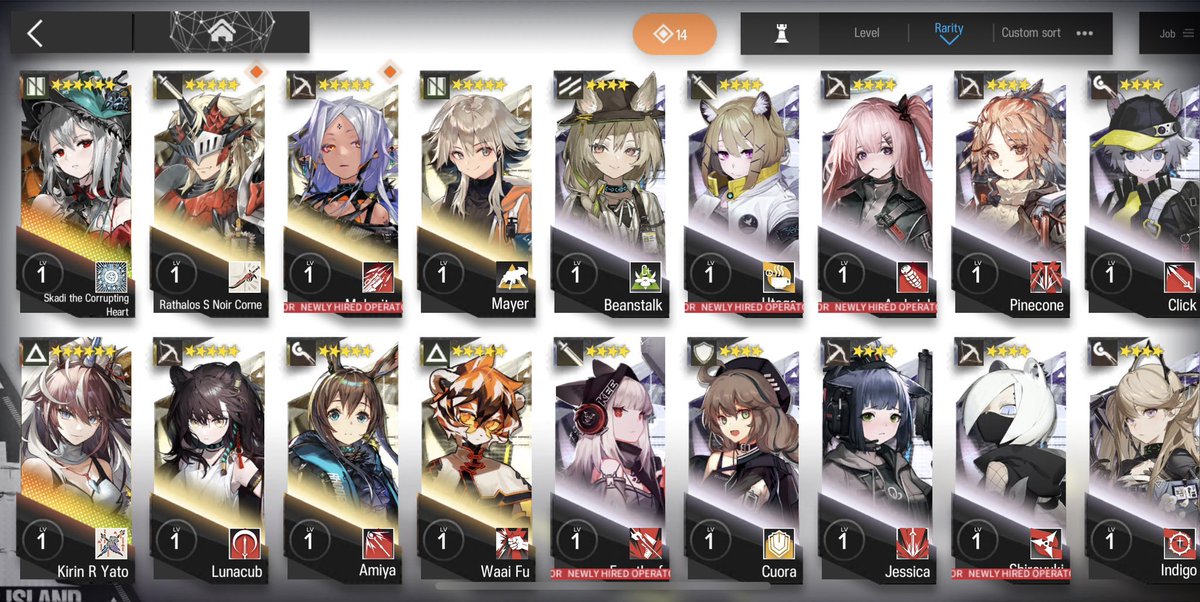 Myuu_zi's tweet photo. Wts/wtt arknights account

6* Skadi the Corrupiting Heart, Kirin R Yato
5* Amiya, Rathalos S Noir Corne, Lunacub, Melanite, Waai fu, Mayer

If trade, i'll accept as long as it have irene in it! 
#arknights #ARKNIGHTS #arknightstrade #arknightssell #arknightsacc #arknightssale https://t.co/GlJYbpw5MB