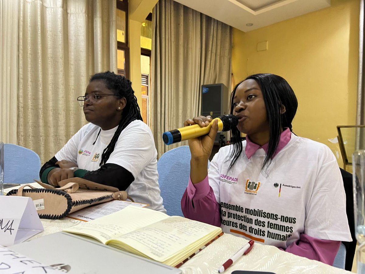 MoniqueMpabuka's tweet photo. Les femmes sont souvent rendues vulnérables simplement en raison de leur genre. Il est impératif de transformer cette perception erronée et d'encourager les femmes à s'affirmer en tant qu'individus capables et compétents. #ProtectionFDDH #RightsToDefend @PI_AfricaHub @sofepadi https://t.co/CXUEJTbpwJ