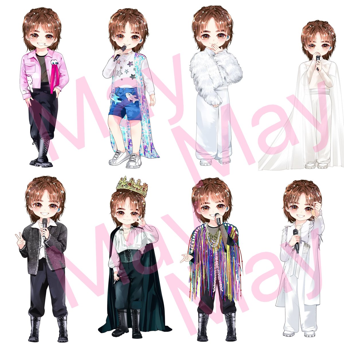 May960601's tweet photo. 回顾一下多多见面会造型，超级可爱😍
#fluke_fanart
#เจ้าแก้มก้อน #fluke_natouch https://t.co/fI01mku2kU