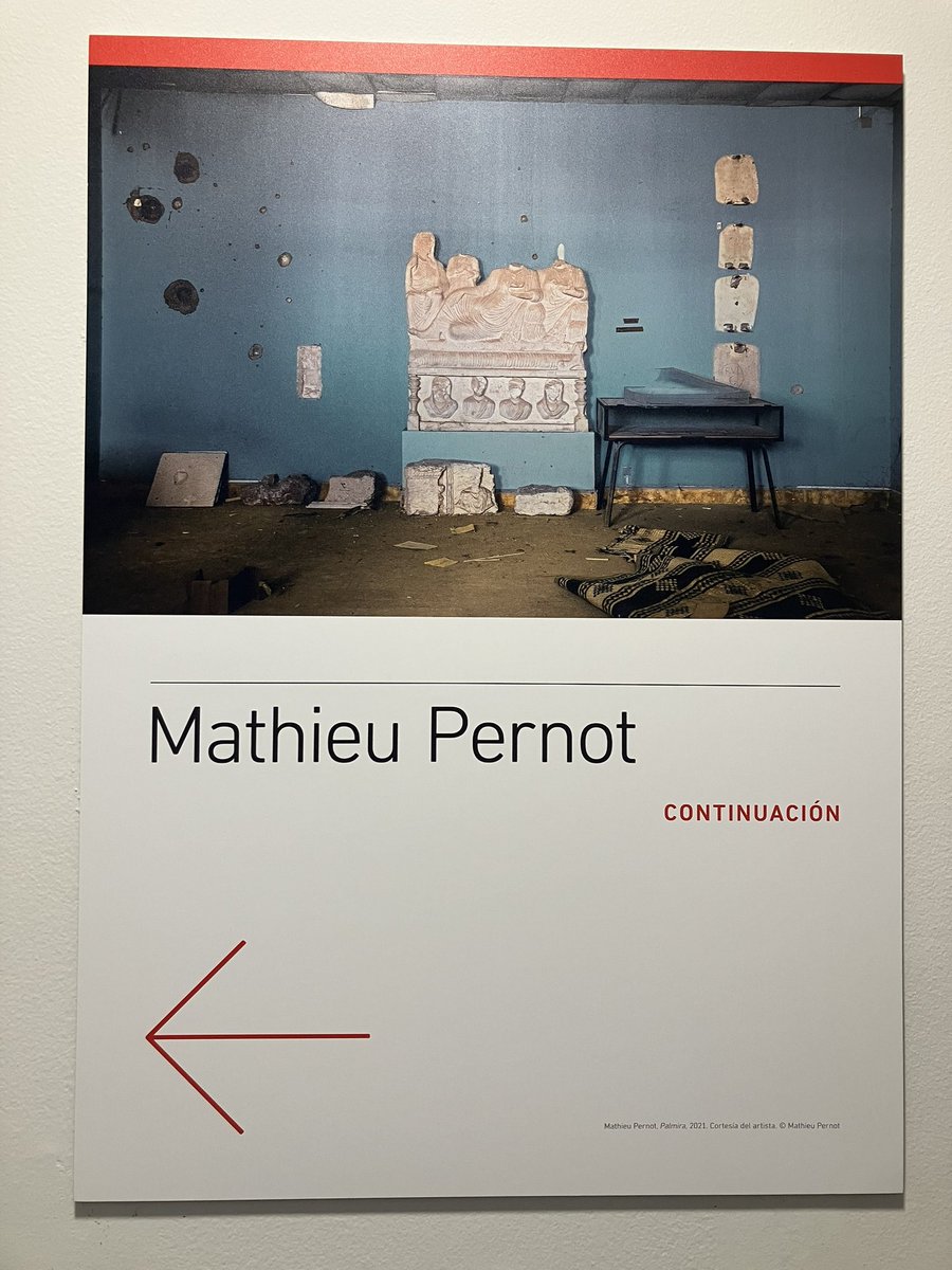 Claritaylasgeme's tweet photo. La exposición de #MathieuPernot rinde un pequeño tributo al gran arqueólogo de #Palmira #KhaledAlAsaad, en @mapfreFcultura, ¡gracias!
🇬🇧 #MathieuPernot pays a small tribute to the great archaeologist of Palmira #KhaledAsaad, at #Mapfre's exhibition hall (#Madrid).
Thank you! https://t.co/o9LzxCPW5x
