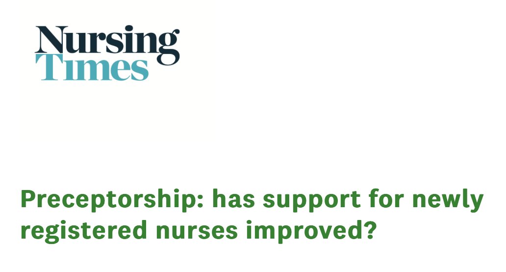 Has support improved or not for newly registered nurses in the UK? That is what a new survey by @NursingTimes in partnership with the union Unison and the @FNightingaleF is seeking to find out. 🟥➡️Go direct to the survey: research.net/r/NTpreceptors… ◾️ This survey is a repeat of a