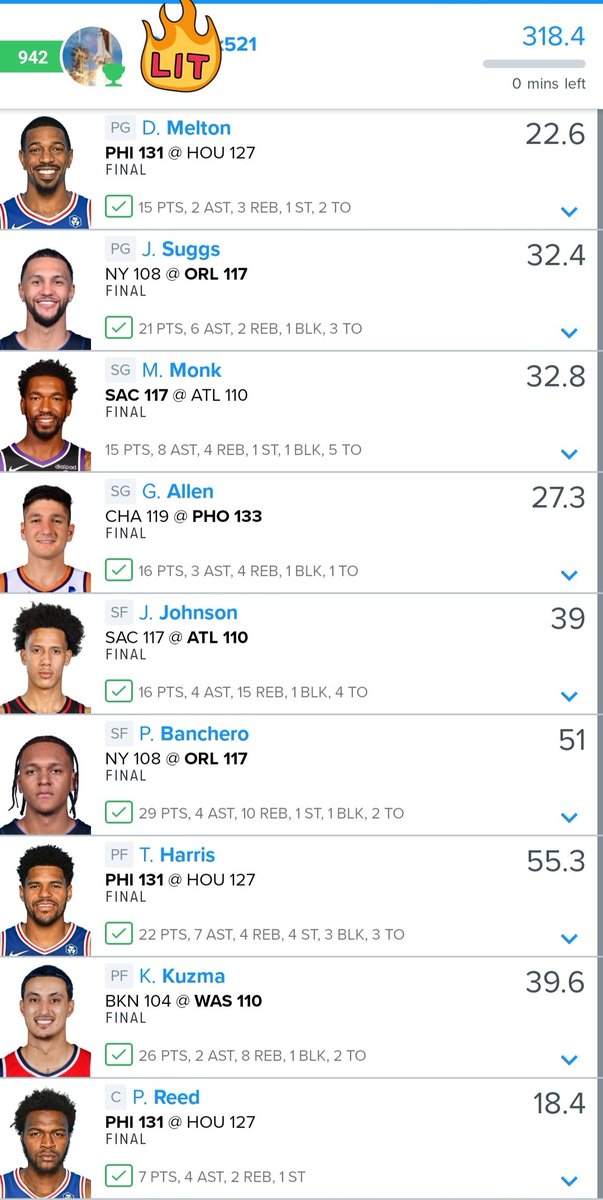 AstrosportsDFS's tweet photo. Cash the return slip 🔥🔥

I'll see y'all later with an NBA main slip 💪 https://t.co/Eby5QXUbu1