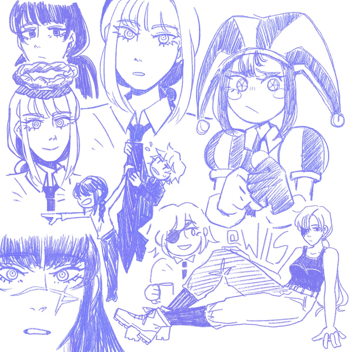 Wend_Ls's tweet photo. Doodles I made whenever I had a bit of time https://t.co/cbaJNBVjUu