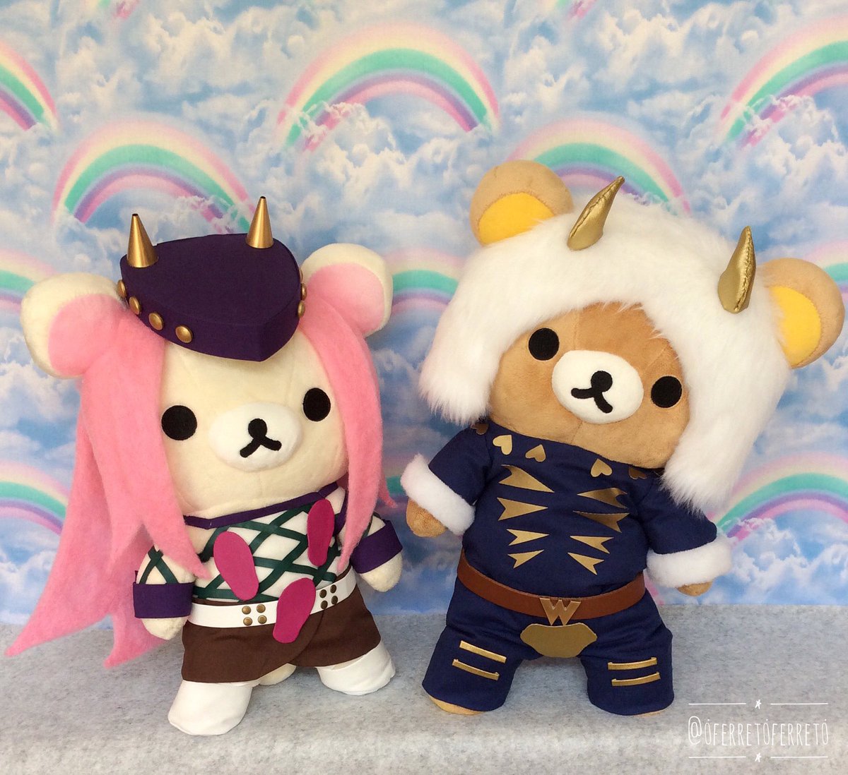 _ferret_ferret_'s tweet photo. #2023年自分が選ぶ今年の4枚
ジョジョ6部クマ詰め合わせ🐻
ヘビー・ウェザー🌈🌈🌈🌈 https://t.co/PGgJDB9jIM