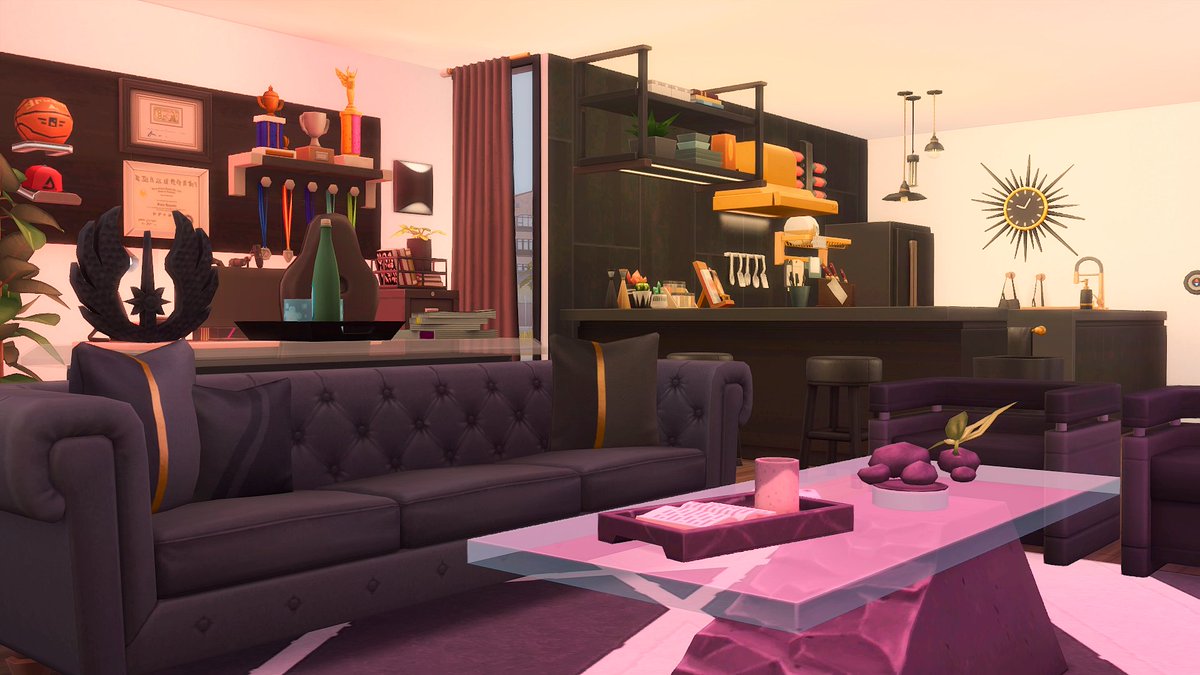 Ennamora_'s tweet photo. Some interior pictures of the first unit!

@EA @TheSims #TheSims4 #ShowUsYourBuilds https://t.co/64PsvjZOSd