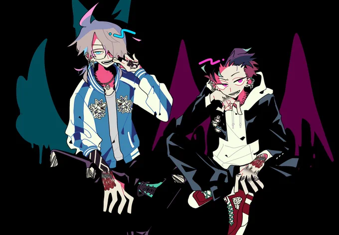 #今年も残りわずかなのでお気に入りの4枚を貼るすごい迷った 黒い 