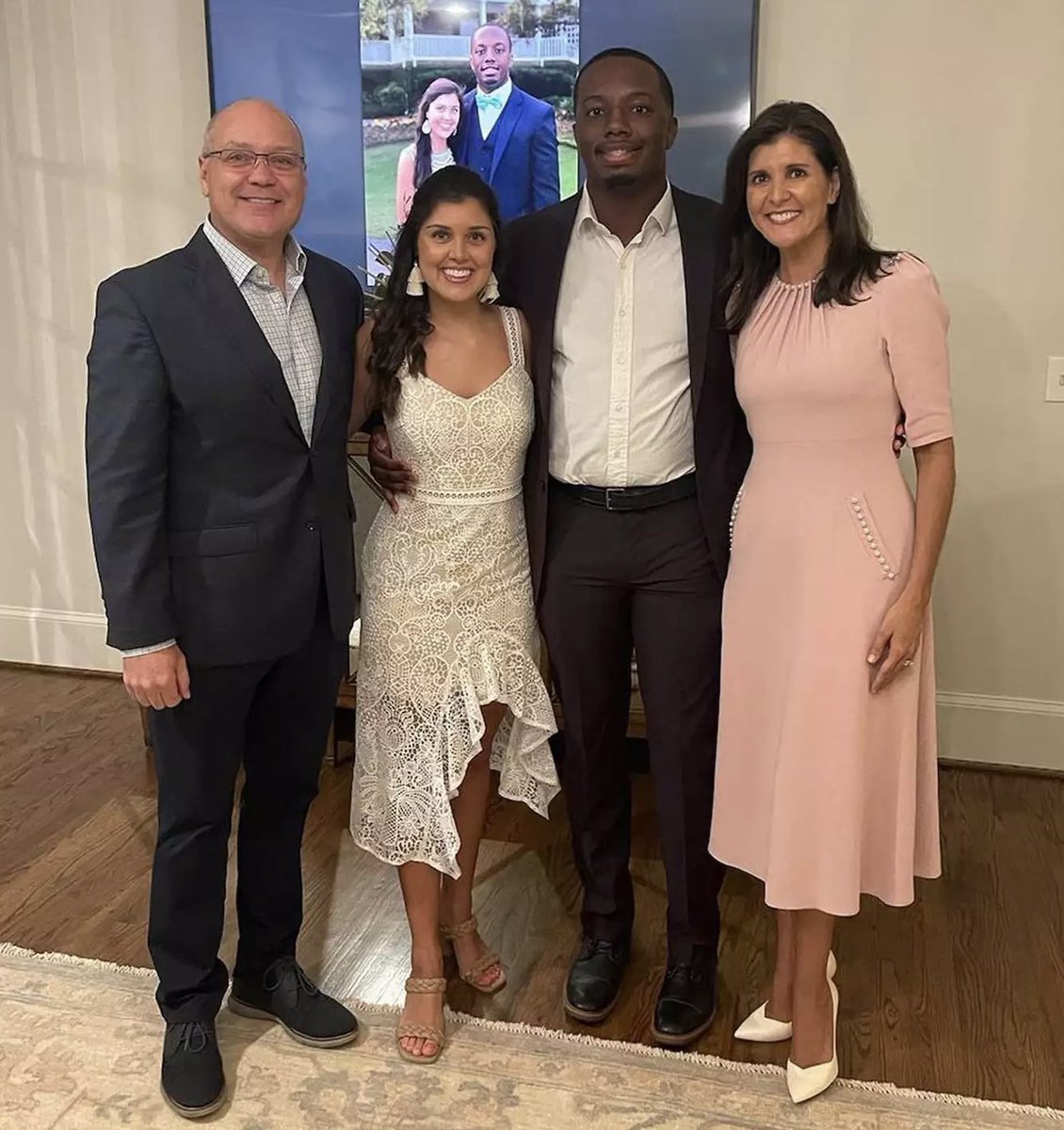DonLew87's tweet photo. Can someone ask Nikki Haley's Black son-in-law Josh Jackson what he thinks of her Civil War views? https://t.co/TKgfsdx1T0