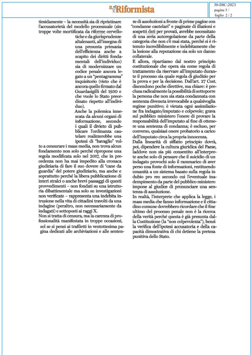 catvitiello's tweet photo. Oggi su @ilriformista un articolo per dare una chiave di lettura su quanto sta accadendo in questo periodo in materia di #giustizia: la disputa tra garantisti e giustizialisti non esiste e maschera solo un conflitto tra poteri dello Stato! https://t.co/j76XQhmMlG