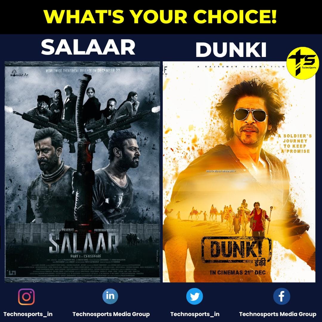 PATHAAN2TheFlim's tweet photo. Who is the Best Movie in 2023 ?

#AnnounceSalaar2 #PleaseIKindlyRequest #WeekendWithDunki DUNKI WITH FAMILY
#12thFailMovie MUNAWAR SHINING WITH DIGNITY

#Salaar                                         #Dunki
 Like  ❤️‍🩹                                            Retweet 🔄 https://t.co/dyeDif4WUV