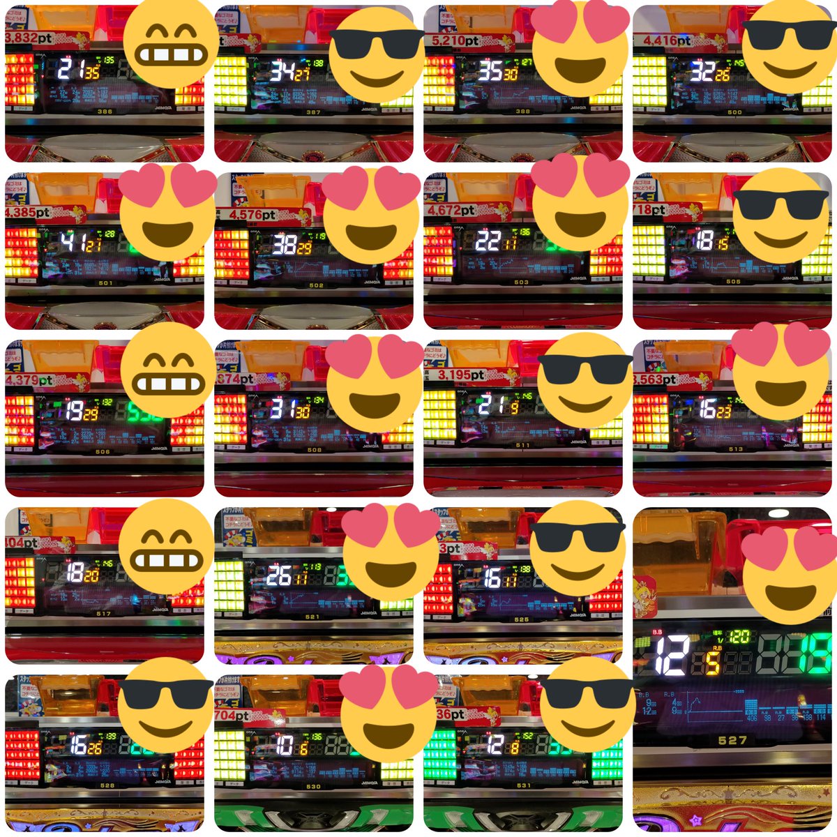victoryhonkan's tweet photo. 12/30の優秀台👏😁
今年も残り１日🤩
明日も頑張るんやで〜😉
#優秀台　#優秀台になる予定だった台　#Ａタイプ　#AT　#ART　#スロット　#マイジャグラーV　#アイムジャグラー　#GOGOジャグラー　#ファミスタ　#ニューパルサー https://t.co/W5K0eeQ6PL