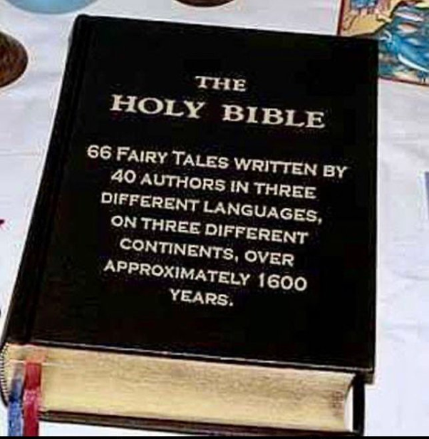 Lilith_Atheist's tweet photo. The "Holy" Bible explained: https://t.co/AWFNAi0COz