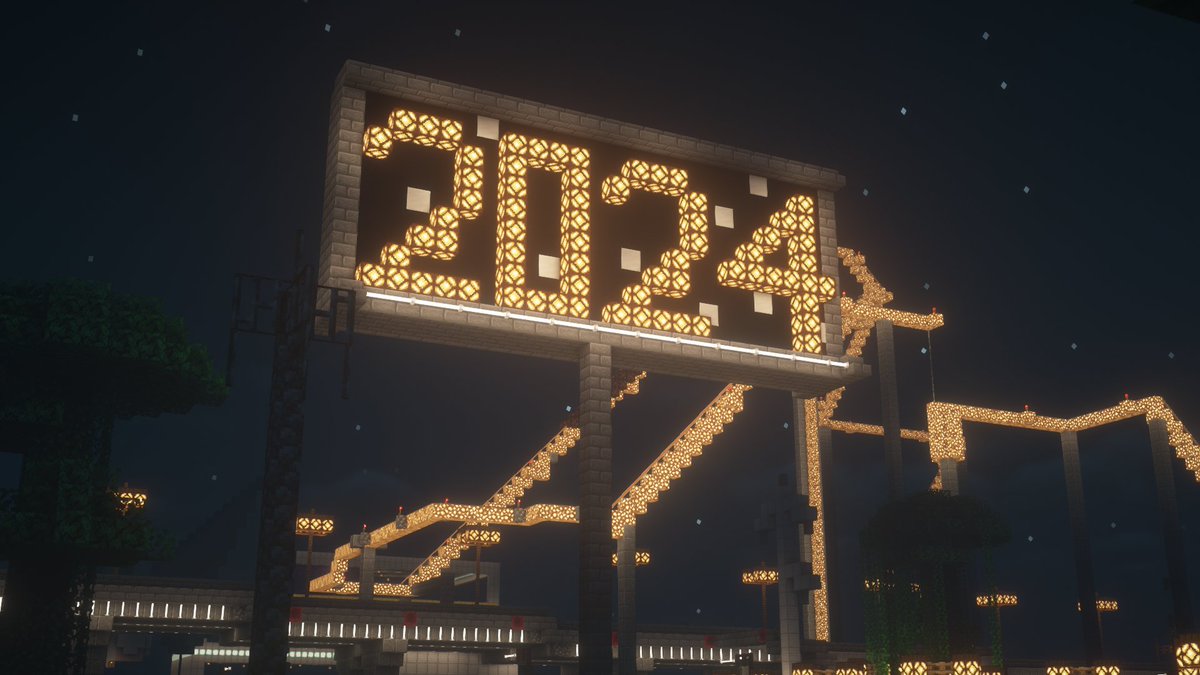 EsmorYt's tweet photo. Cartel del año nuevo en el Minecraft

#Minecraft #MinecraftServer #anonuevo2024 https://t.co/8HTZFyBemn