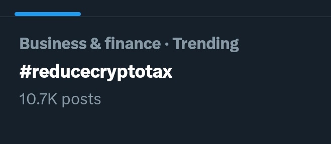 🇮🇳 #reducecryptotax is now trending in India 

Let's do it 🔥