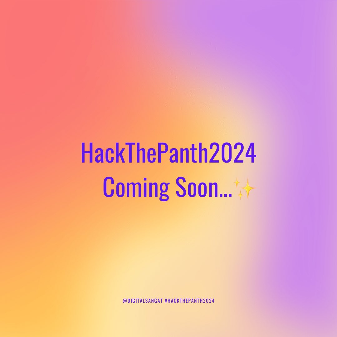 chardikalauk's tweet photo. #HackThePanth2024 Coming Soon ✨

Further information to follow in January - for now DM for more details &amp; to register your interest 🙏🏾

#hackthepanth #DigitalSangat #sikh #sikhi #sikhism #khalsa https://t.co/zuNswsQa4p