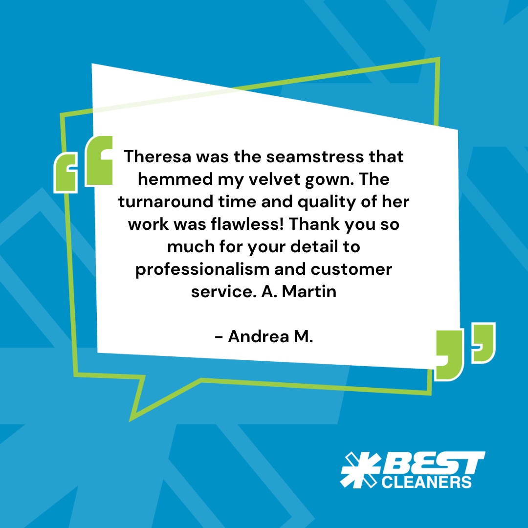 CTBestCleaners's tweet photo. Come to Best Cleaners for quick turnarounds and "seamless" repairs! 🙃😉🪡 #BestCleaners #Seamstress #Alterations #Seamless https://t.co/Hcl5znKGtA