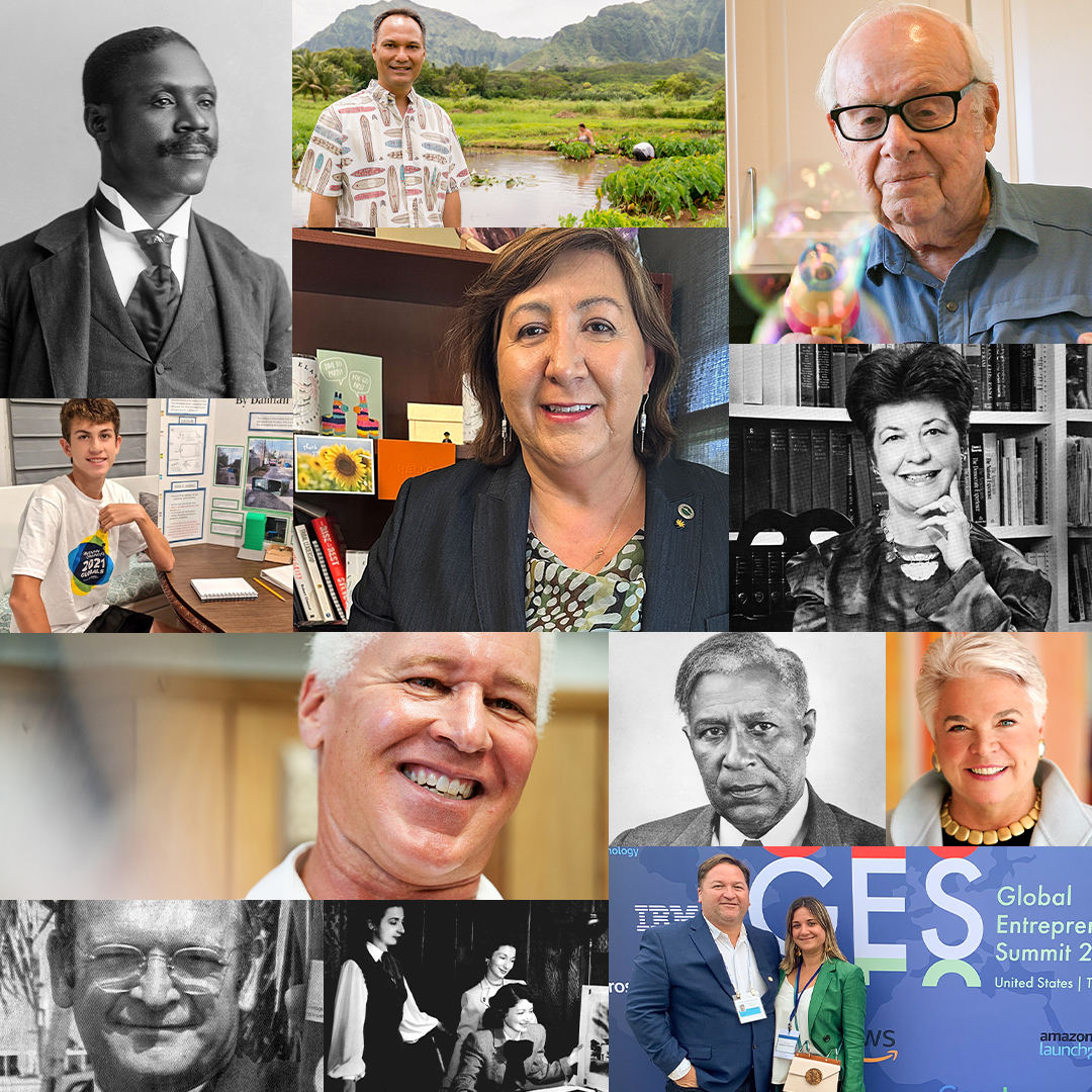 uspto's tweet photo. We salute the innovators who have created life-saving devices, modern medicine, and gadgets that make us feel like kids again. We shared the stories of 12 innovators who make the world better with their leading-edge and creative ideas. Their stories: https://t.co/3HiH9JmG15 https://t.co/6Ex4PJKaK4
