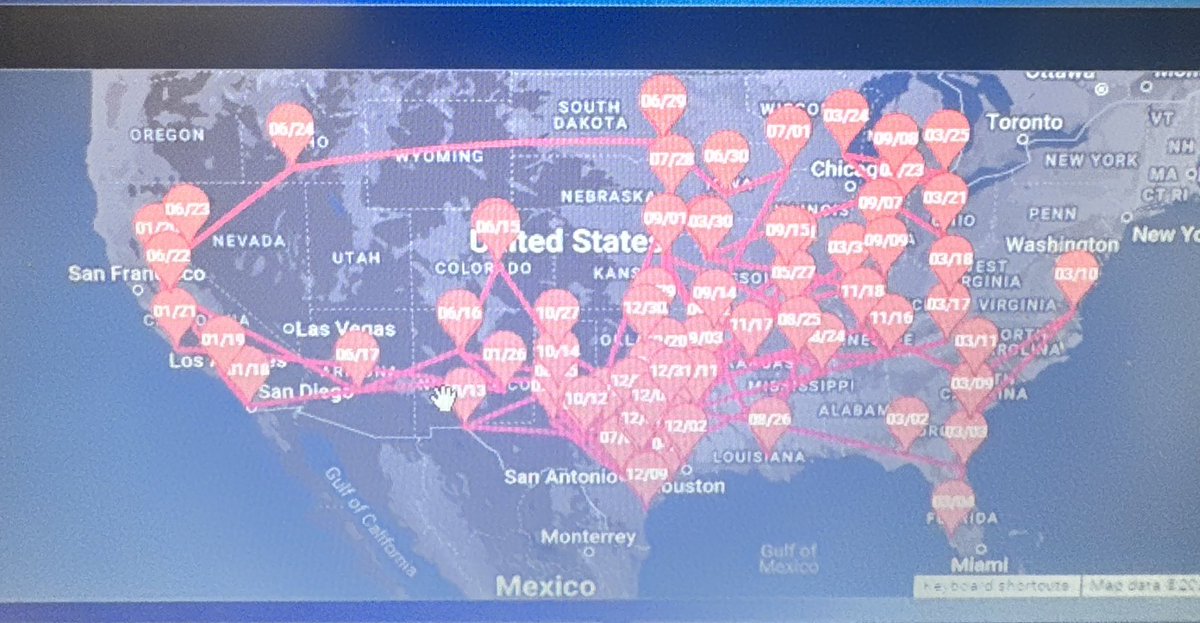 DylanWheeler_'s tweet photo. 38,864 miles in a van with my best friends this year https://t.co/bp35cEXeaF