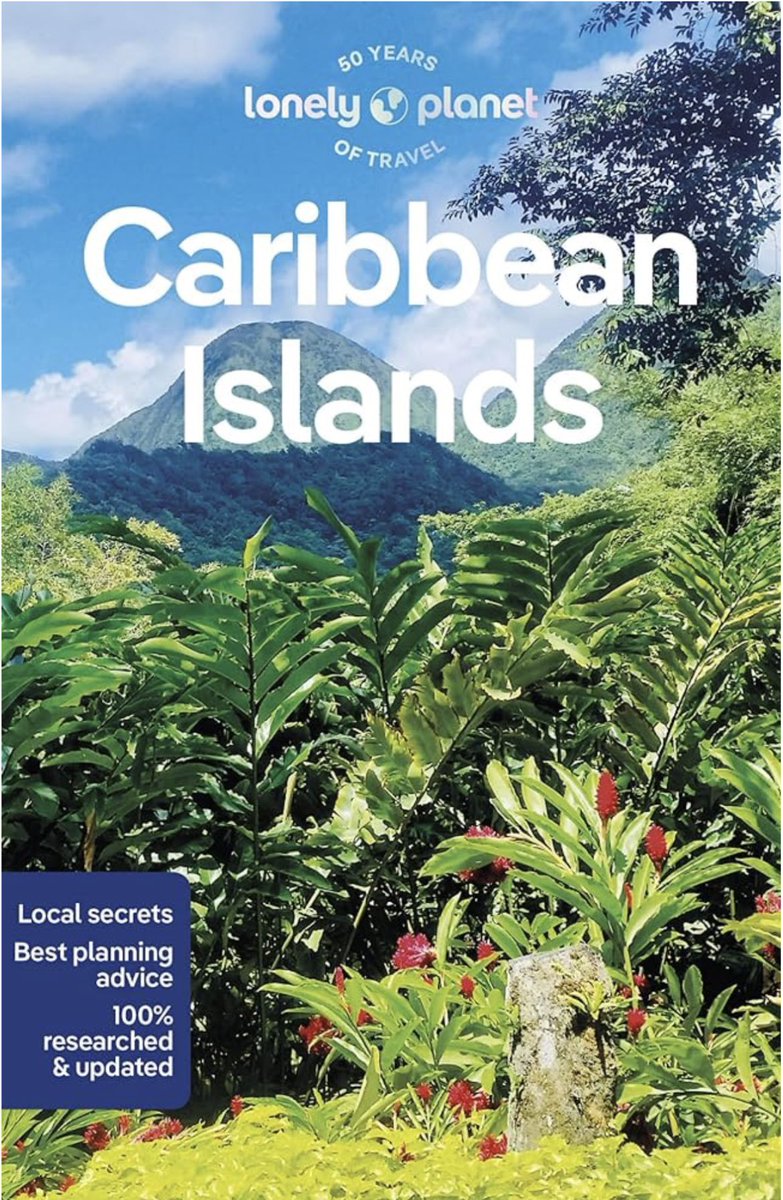 nashasmith's tweet photo. One of the coolest and most ambitious projects of my career: contributing three chapters to @lonelyplanet’s latest Caribbean Guidebook. I will never tire of talking about my island and other beauties like Dominica and Martinique. It was intense but so worth it. https://t.co/CFUtaB83uR