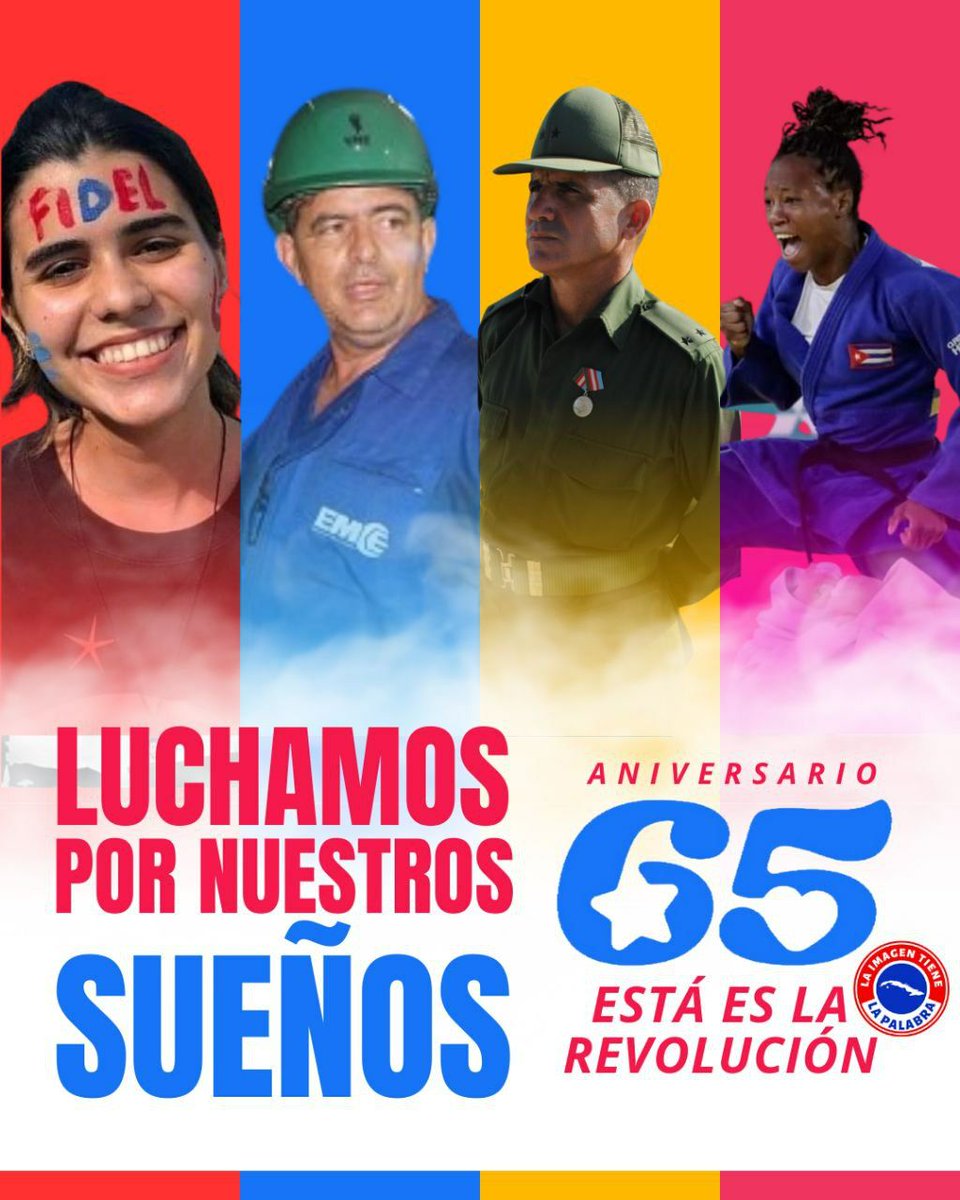 FIRMES Y ADELANTE CON  NUESTRA REVOLUCIÓN
FELIZ 65 ANIVERSARIO CUBAAAAAAAA #EstaEsLaRevolucion 
#BMCGuineaBissau #CubaCoopera 
<a href="/BrunoRguezP/">Bruno Rodríguez P</a>  <a href="/CubacooperaGb/">CubaCoopera Guinea Bissau</a> <a href="/DiazCanelB/">Miguel Díaz-Canel Bermúdez</a> <a href="/MINSAPCuba/">Ministerio de Salud Pública de Cuba</a>