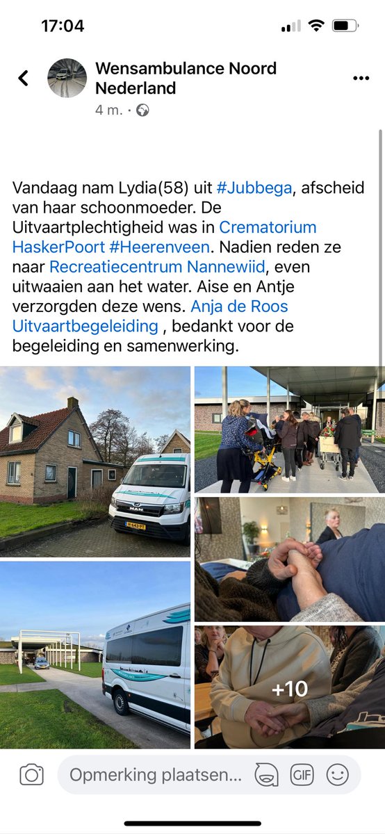 Wensambulance Noord Nederland tweet media