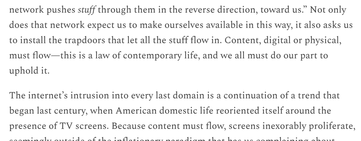 kneelingbus's tweet photo. "Content must flow—this is a law of contemporary life, and we all must do our part to uphold it." https://t.co/KwYcT2IjWD