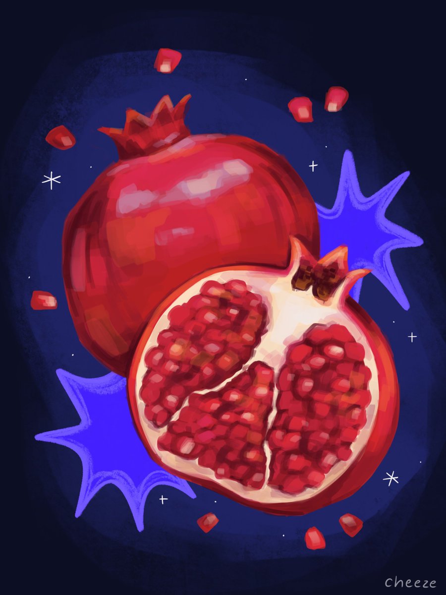 something about pomegranates #mammaliansighingreflex