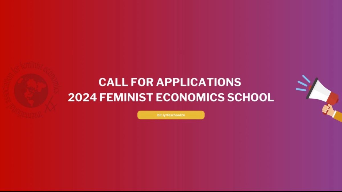 opportunitiesfy's tweet photo. π£Join us for the 2nd IAFFE Feminist Economics School.
Travel grants and funding for the IAFFE Annual Conference are available.
Deadline to apply: 31 December!
Apply today: https://t.co/kbFtTeJ2WI
#Feminist #Economics #IAFFESchool #Empowerment #IAFFEConference #Rome2024 https://t.co/8Ag7GBm1Eo