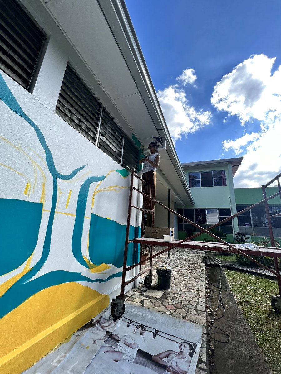 I've been quite busy with the biggest mural I've done so far.