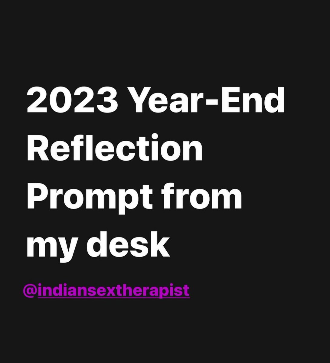 nehabhattherapy's tweet image. #yearendreflections - A Thread